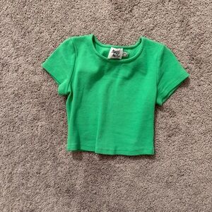 Princess Polly Vibrant Green Crop Top
